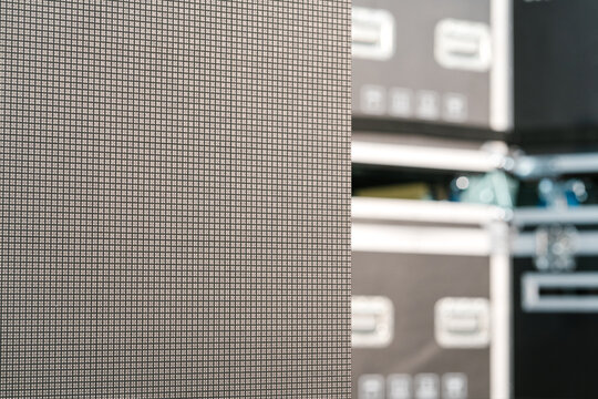 Detail of the pixels of an LED panel