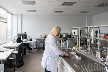 Female Scientist Working In The Lab