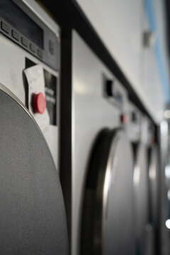 Close-up of Laundry Machines