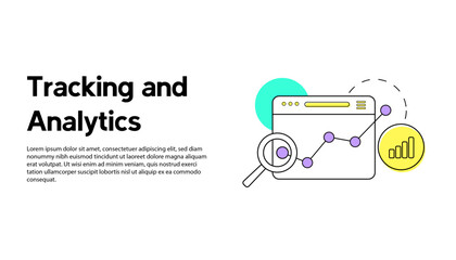 Modern Data Analytics and Tracking Icon