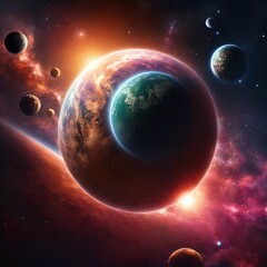 Obraz premium planet in space