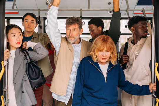 Crowded bus
