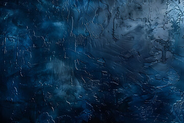 Obraz premium Dark blue and black abstract textured background with a gradient effect, perfect for web design banners, modern art projects, and visual interest, with copy space
