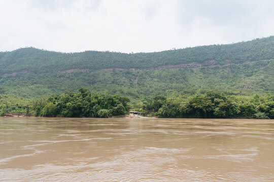 Amazonian River and Jungle Landscape
