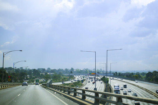 Citylink freeway in Melbourne 