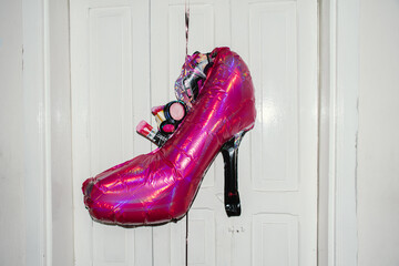 Pink party decoration 