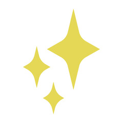 シンプルな3連キラキラアイコン