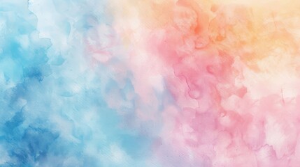 Soft Pastel Watercolor Background: Serene Color Palette