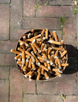 full ashtray