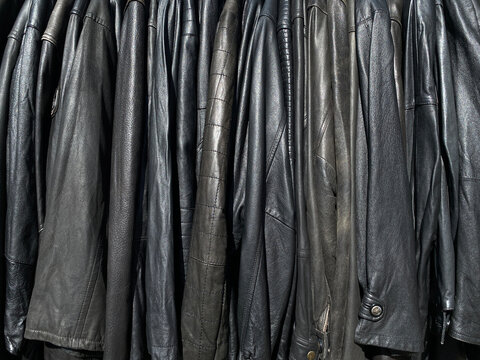 black leather jackets