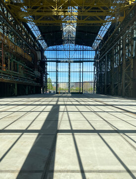 empty industrial building