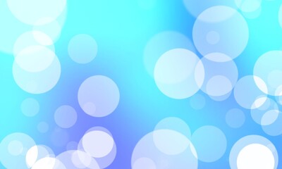 Bokeh on a gradient blue background