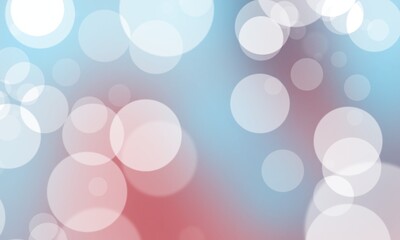 Bokeh on defocused gradient background