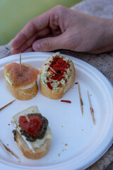 Crostini in Venice Italy