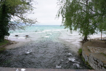 River out to lake Ohrid