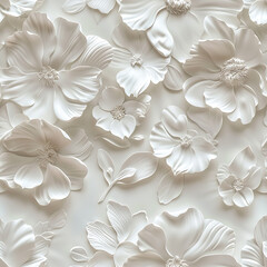 white flower background
