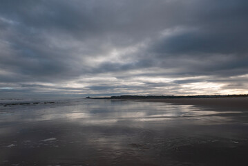 Bamburgh from Ross Sands, Northumberland