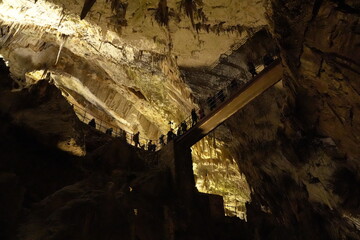 Bridge inside the cave