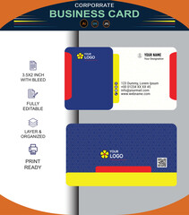 Vector modern and clan creative business card