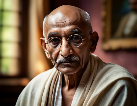 Mohandas Karamchand Gandhi, also known as Mahatma Gandhi, (1869-1948), was a preeminent leader of Indian nationalism in British ruled India