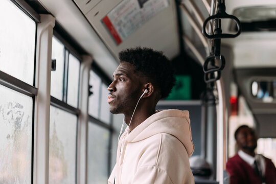 Pensive passenger