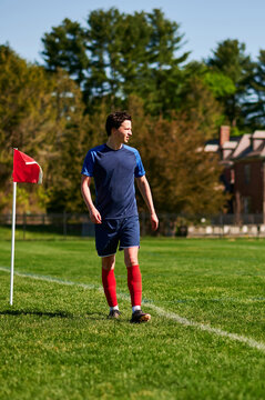 Football soccer player
