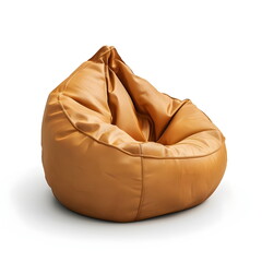 Modern Leather Bean Bag Chair Comfort Relaxation Interior Design