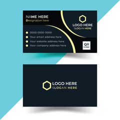 Modern business card - creative and clean business card template. Stylish elegant business card design.
Designed for business and corporate concept. Vector. 