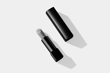 3D Illustration. Lipsticks mockup isolated on white background.