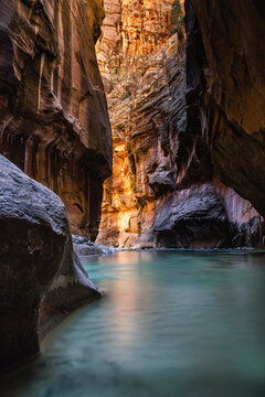Colorful reflections at The Narrows