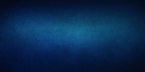  navy blue , color gradient rough abstract background shine bright light and glow template empty space , grainy noise grungy texture
