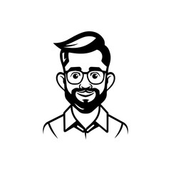 Fototapeta premium cartoon character of business man