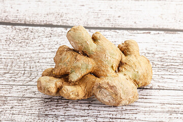 Raw ginger root fot cooking
