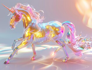 Holographic Unicorn in Motion