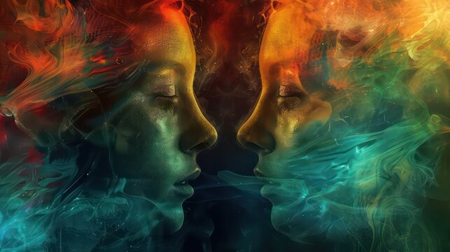 dissociative identity disorder, formerly called multiple personality disorder, two or more identities alternate in the same person