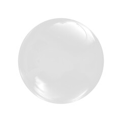 Soap bubble on transparent background	