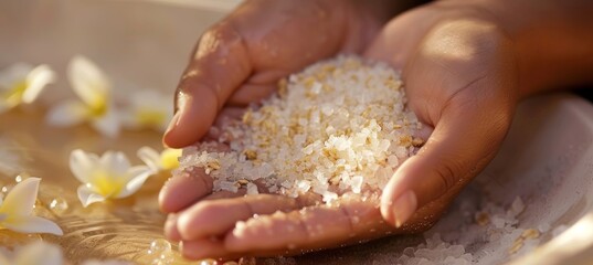Professional Hand Exfoliation with Chamomile and Oatmeal Scrub - Therapeutic Spa Treatment