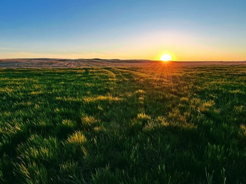 The Last Rays of a Montana Summer Sunset