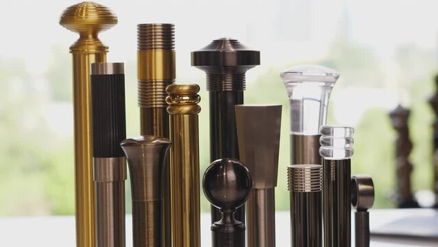 Decorative tips for metal and forged cornices