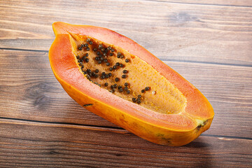 Sweet and juicy tropical papaya