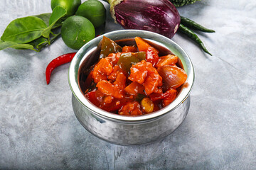 Chinese cuisine - Prawn sweet and sour sauce