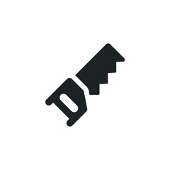 saw cut construction tool icon