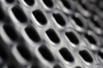 Obraz premium Metal texture abstract photography, silver colour 