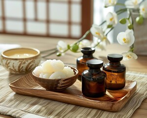 treatment products for a Korean Spa