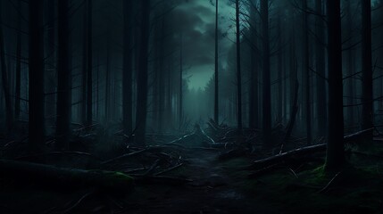 dark forest background