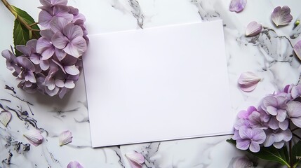 flower, paper, blank, card, design, white, background, empty, greeting, wedding, floral, invitation, frame, message, space, template, decoration, holiday, nature, birthday, note, concept, letter, mock