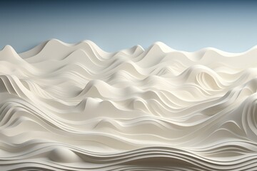 Obraz premium Majestic snow-capped mountains rise against clear blue skies in this breathtaking landscape.