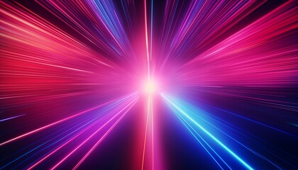 abstract background with rays in purple and blue