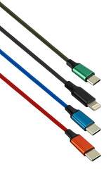 micro USB, Lightning and Type-C cable