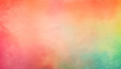 abstract orange red yellow green watercolor background 